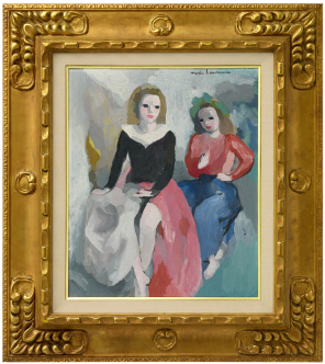 マリー・ローランサン「公園の少女たち」