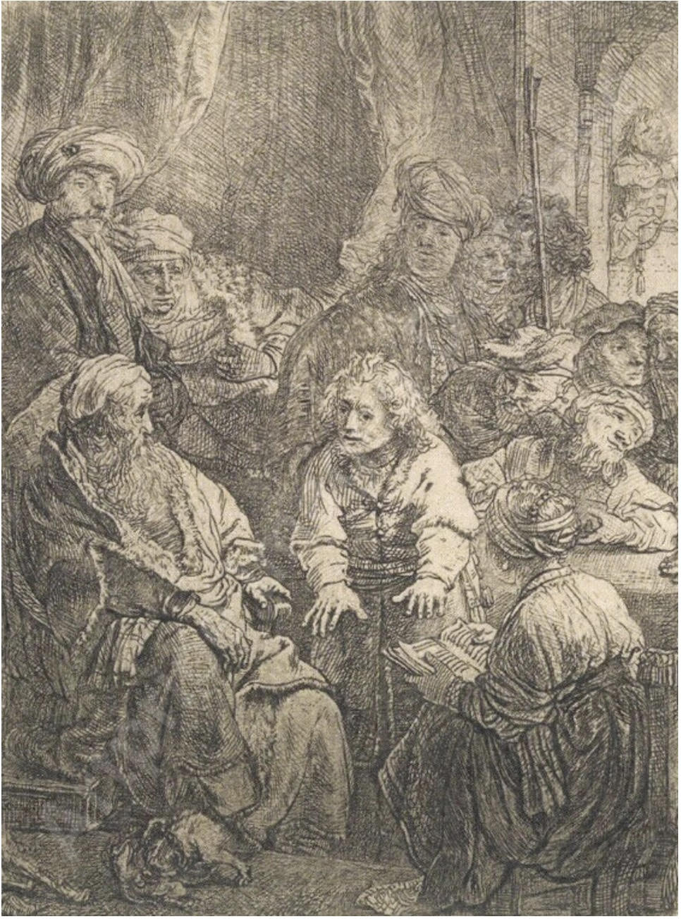 レンブラント・ファン・レイン「自分の夢を語るヨゼフ」